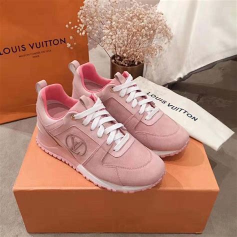 louis vuitton run away pink|Louis Vuitton suede sneakers.